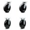 Service Caster 8 Inch Kingpinless Phenolic Wheel Swivel Caster Swivel 2 Rigid SCC, 2PK SCC-KP30S820-PHR-2-R-2 - alternate 1